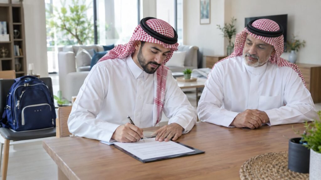 نموذج تفويض استلام طالب من المدرسة (للطباعة)
