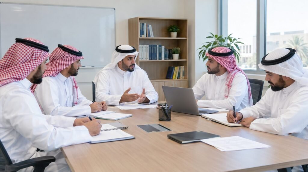نموذج محضر اجتماع لجنة التوجيه الطلابي