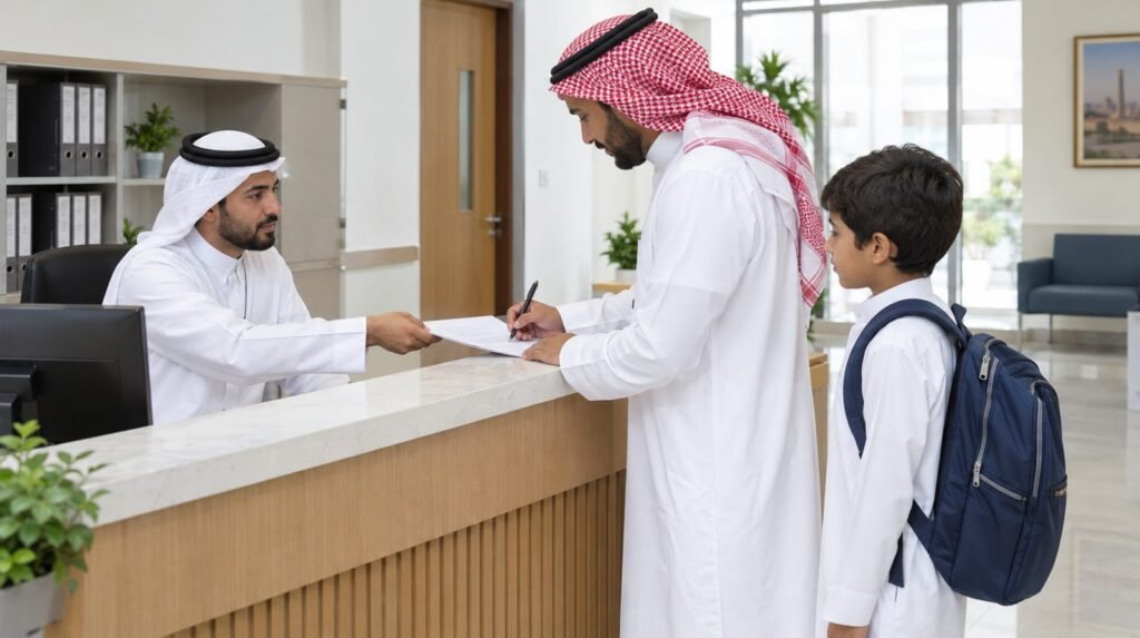 نموذج استئذان طالب للخروج من المدرسة (للطباعة)